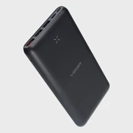 VEGER Prijenosni punjač 20000mAh PD QC3.0 3A 20W, crni