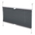 GARDINIA Antracitno sive rolete 42, 5x150 cm Plisé Verona 