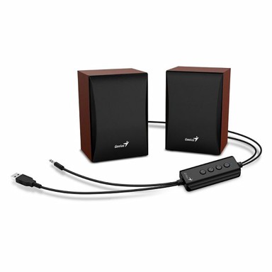 GENIUS Zvučnici SP-HF380 31730034402, 3 W, USB + 3.5 mm + Bluetooth, drvo
