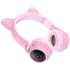 HOCO Bežične slušalice s mačjim ušima W27, roze