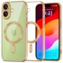 OVERBOARD Set Electro MagSafe futrola za Apple iPhone 17 + zaštitna folija za ekran, zlatna