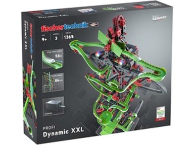 FISCHERTECHNIK Slagalica STEM Dynamic XXL, staza za kuglice, 1365 dijelova