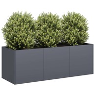 Sadilica antracit 120x40x40 cm od hladno valjanog čelika