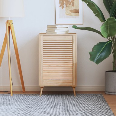 Vrata sa žaluzinama od masivne borovine 69 x 49,4 cm