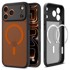 SPIGEN futrola Ultra Hybrid Mag MagSafe za Apple iPhone 17 Pro, frost crna narančasta