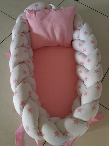 BEBEKEVI Gnijezdo za bebe, rozo