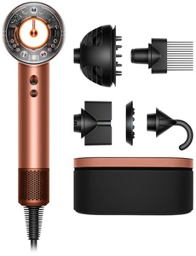 DYSON Sušilo za kosu Supersonic Nural, Limited Edition Curly&Coily, jantarno-svilena, ružičasti šampanjac