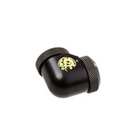 BITSPOWER Kutni adapter 90° Multi-Link, 12 mm AD na 12 mm AD, Hardtube, karbonski crna