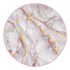 MILA HOME Svijetlo ružičasti/u zlatnoj boji periv okrugao tepih ø 120 cm Marble