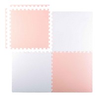 RICOKIDS Pjenasta podloga za slaganje 60x60 cm 4 kom, breskvasto-bijela