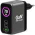PORT DESIGNS Zidni punjač Port Connect GaN 70 W s OLED zaslonom i USB-C kabelom od 2 m (EU)