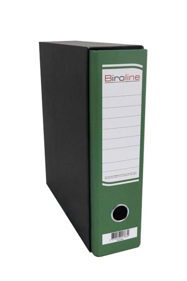 Registrator A4/80 Biroline s kutijom, zelena
