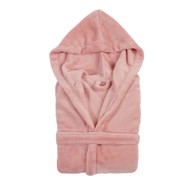 TISECO HOME STUDIO Dječji ružičasti kućni ogrtač od mikro pliša, veličina, 122 -, 128