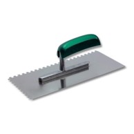 STALCO Inox nazubljeni gleter DD drška, 6x6 mm