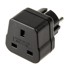 BRENNENSTUHL Putni adapter UK utičnica na DE utikač, crna, 1508530