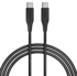ALLITY Podatkovni kabel AUC-02 USB-C na USB-C, 60 W, 1 m, silikonski, crni