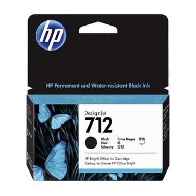 HP Tinta za printer br. 712, 3ED71A, 80 ml, crna