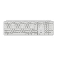 KEYCHRON Tipkovnica B6 Pro ultra tanka bežična 2.4GHz/BT/USB-C 1200h (B6P-K8-UK), bijela