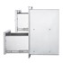 VEVOR Kuhinjske BBQ ladice s 2 razine 451x514x31 cm, srebrna
