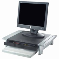 FELLOWES Stalak za monitor, crno/srebrni