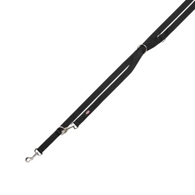 TRIXIE Vodilica Premium podesiva M-L 200 cm/20 mm crna
