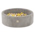PLUSH NEST Bazen s 200 loptica, 90x30 cm, bež