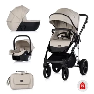 CHIPOLINO Dječja kolica 3u1 Imperium Cashmere, bež