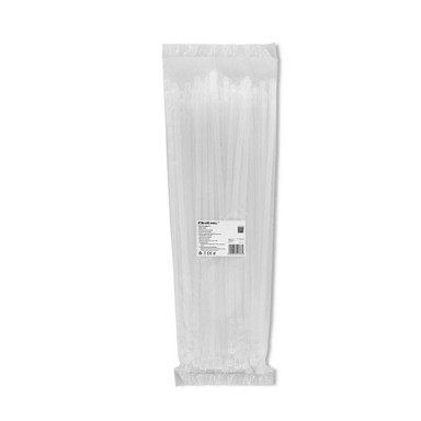 QOLTEC Višekratne kabelske vezice 7,2 x 400 mm najlon 66 UV, bijele