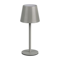TRIO Siva LED stolna lampa s metalnim sjenilom (visina 21 cm) Diaz 