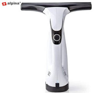 ALPINA Bežični čistač prozora Window, 5 V, baterija 2000 mAh, bijelo-siva