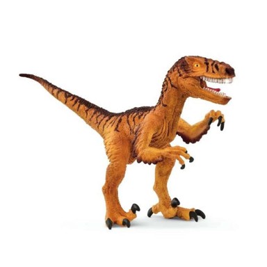 SCHLEICH Figura velociraptora, smeđa  