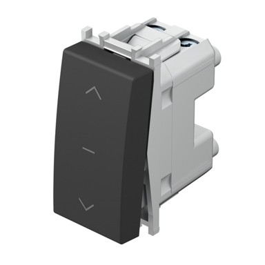 Prekidač za rolete 1-0-2 16AX 250 V~ 1M SB NT 10, crni