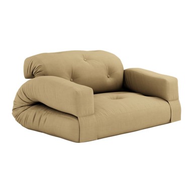 KARUP DESIGN Žuti kauč na razvlačenje 140 cm Hippo, 140x122x70,05 cm