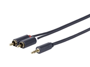 VIVOLINK Audio kabel 7 m 3,5 mm² x RCA, crni