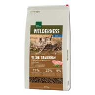 REAL NATURE Hrana za mačke Wilderness Adult Wide Savannah 7 kg, smeđa