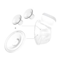 BABYONO Set rezervnih dijelova za izdajalicu Shelly 1000 KIT II - silikonski nastavak 28 mm i lijevci 24 mm i 21 mm