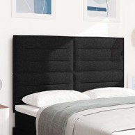 Naslon za glavu 160 cm s modernim linijama, crni  