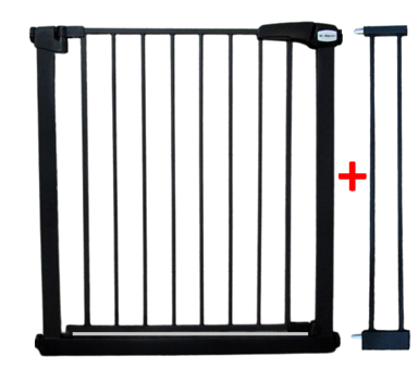 S1 Zaštitna ograda za djecu S1, 79-94 cm, crna