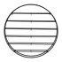 PT LIVING Zidni metalni držač za boce vina, Redondo, 12 boca, 80x80x9 cm, crni