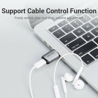 VENTION USB zvučna kartica CDMH0, USB-A na USB-C, siva