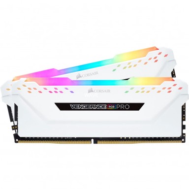 CORSAIR Radna memorija Vengance RGB PRO, 16 GB (2x8 GB), DDR4, 3000 MHz, bijela