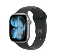 APPLE Watch Series 11 GPS + Cellular 46 mm svemirsko sivo aluminijsko kućište s crnom sportskom narukvicom S/M