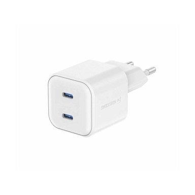 SWISSTEN Kućni punjač, 2x USB-C, 20 W, bijela