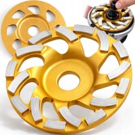 DEXXER Dijamantni segmentni disk za strojno brušenje betona, 125 mm, 500