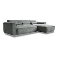 MIUFORM Zelena kutna garnitura (s desnim kutom) Flex Felix, 264x154x70,05 cm