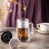 KLAUSBERG French press 0,35 L staklo i bakar