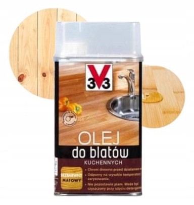 V33 Zaštitno ulje za kuhinjske radne ploče, bezbojno, 0,5 l