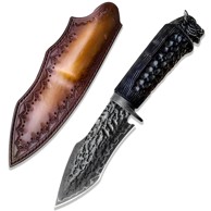 HARAHU Damask lovački nož SH KP26640, crni