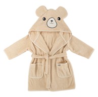 BUBABA BY FREEON Ogrtač za kupanje sa štikom medo, 104/110/116, bež