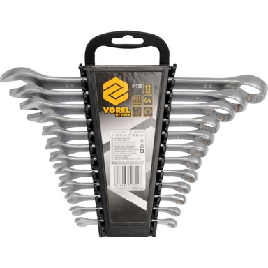 VOREL Garnitura okasto viličastih ključeva 6-22 mm 12 kom 51722